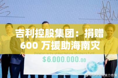 吉利控股集团：捐赠 600 万援助海南灾区